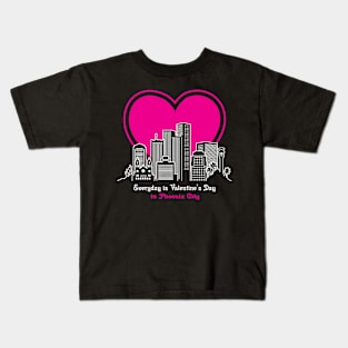 Valentine's Day in Phoenix City Kids T-Shirt